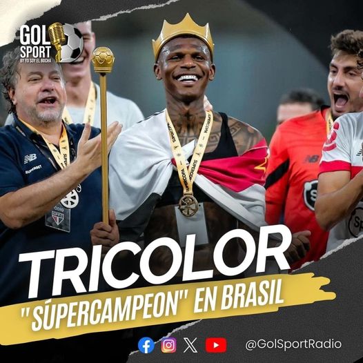 Tricolor súper campeón en Brasil