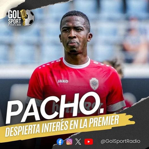 Pacho. Despierta interés en la Premier League