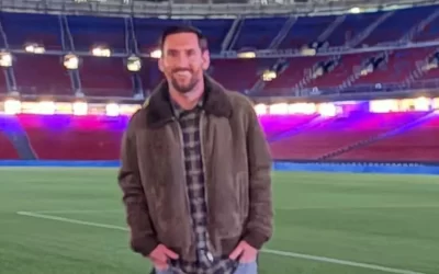 Messi y una visita sorpresa a su ex casa