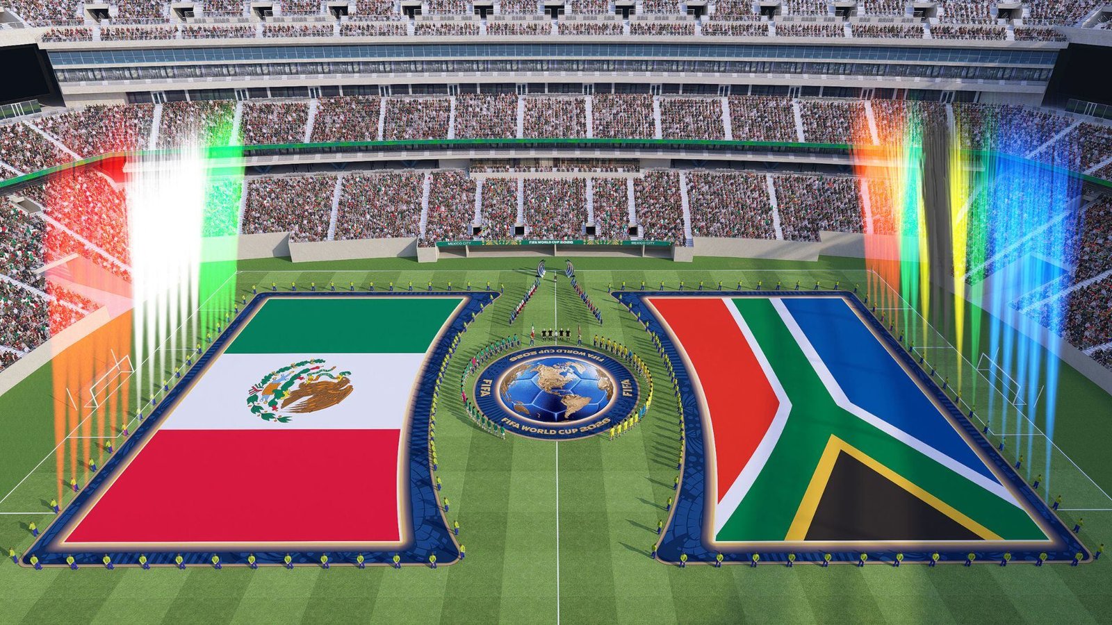 Mundial Una inauguración de 48 colores mundialistas